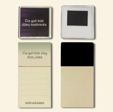 Magnetai ant šaldytuvo